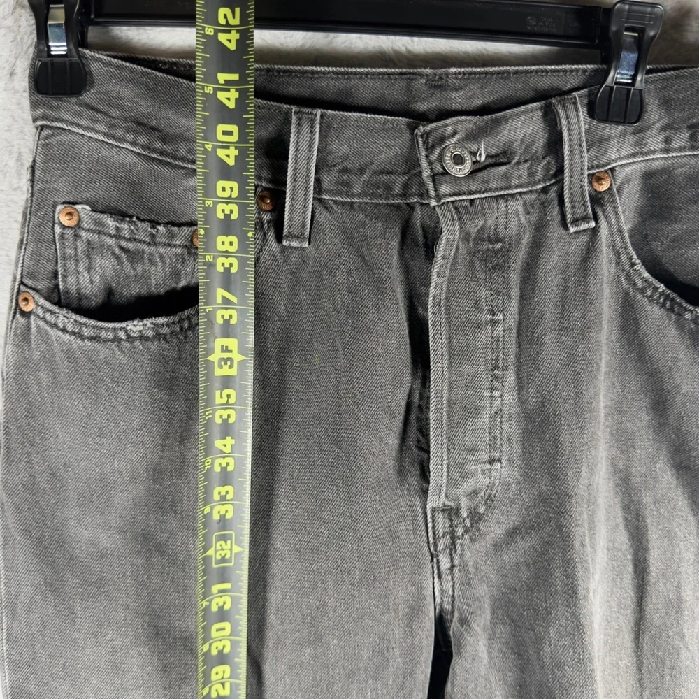 Levis 501 29x32 Mens Y2K Grey Button‎ Fly Straight Leg Jeans 11/07 Dated